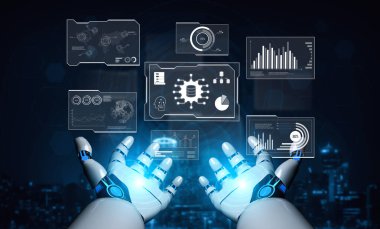 Yapay zeka büyük veri görselleştirme gösterge panelini okuyor, içgörüleri analiz ediyor, örüntüleri tanımlıyor ve otomatik veri yorumlaması yoluyla stratejik kararlar veriyor. Kefil