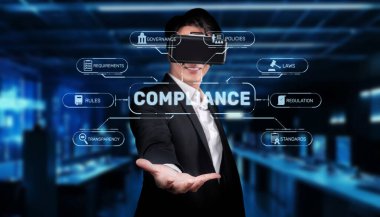 Bir iş adamı sanal gerçeklik teknolojisini uyum kavramlarını ve kurumsal yönetimleri keşfetmek, düzenleyici yönetim ve denetimde yenilik göstermek için kullanır. XDMCP