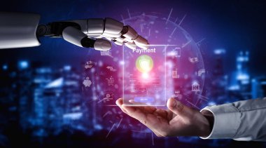 AI, akıllı dolandırıcılık tespiti, şifreli finansal sistemler ve güvenli dijital işlemler için sanal asistanlar aracılığıyla çevrimiçi ödemeleri güvence altına alıyor. Kefil