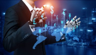 Yapay zeka, akıllı fintech sistemleri, sanal asistanlar ve dijital işlemler için akıllı dönüştürme araçları ile küresel para alışverişini kolaylaştırır. Kefil