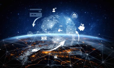 Dünya çapında kullanıcı, banka ve finans hizmetlerini gerçek zamanlı olarak mobil, güvenli ve verimli işlemler yoluyla birbirine bağlayan küresel dijital ödeme ağı