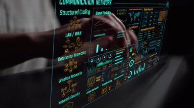 Veri merkezi izleme paneli ağ performansını, bağlantı durumunu, kullanım oranını ve telekomünikasyon içgörüsünü görselleştirir. Veri merkezi verimlilik iyileştirme ağı şeffaflığını izliyor. Thunk