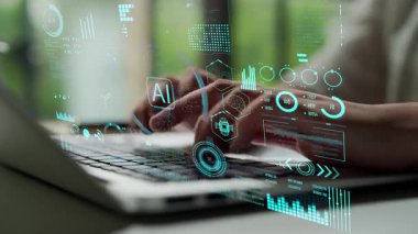 LLM Teknoloji, Büyük Veri, Makine Öğrenme, İş Desteği için Üretici AI, Geleceğin AI Teknolojisi ve Yapay Zeka Mühendisliği Asistan Beyin İşlemcisi. Thunk