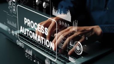 Dijital Ekran Görüntüleme Süreci Grafikleri ve Veri Görselleştirmeleri ile Klavyede Eller Yazımının Kapanışı. Asemptotik akıllı veri analitiği.