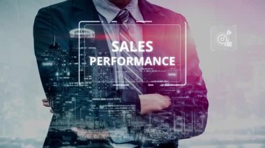 Sayısal satış performans gösterge paneli satış performans ölçümlerini, performans eğilimlerini, satış performans analizlerini ve iş bağlamında satış artışını gösteriyor. Muxer