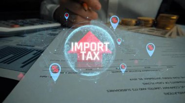 İthalat Vergisini Anlamak: Gümrüklerin Görsel Temsili ve Dijital Dünyada Küresel Ticaretin Finansal Etkisi. Sevkiyat.