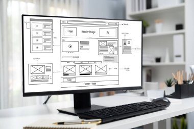 Web sitesi tasarım yazılımı çevrimiçi perakende ticaret ve e-ticaret için canlı şablon sağlıyor