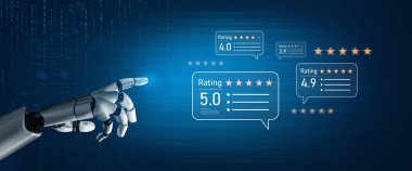 AI, daha derin güven anlayışları için gözden geçirme, değerlendirme ve müşteri geribildirimi yaparak müşteri değerlendirme ve değerlendirme sistemini geliştirir.