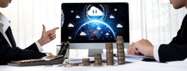 Hızlı uzak çalışma ve kişisel veri depolama için bulut hesaplama yazılımı