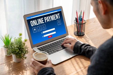 İnternet üzerinden modem para transferi için çevrimiçi ödeme platformu