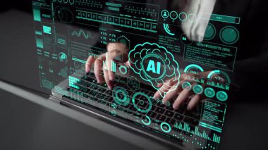 LLM Teknoloji, Büyük Veri, Makine Öğrenme, İş Desteği için Üretici AI, Geleceğin AI Teknolojisi ve Yapay Zeka Mühendisliği Asistan Beyin İşlemcisi. Thunk