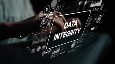 Eller Veri Bütünlüğü ve Teknoloji Görselleştirmesi Üzerine Vurgu yapan Dijital Arayüz 'ü Yazıyor. Asemptotik akıllı veri analitiği.