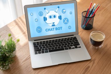 Müşteri sorularına otomatik olarak cevap veren mod çevrimiçi iş için Chatbot yazılım uygulaması
