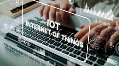 Nesnelerin İnterneti ve Akıllı Cihaz Etkileşimi Üzerine Odaklanan Modern Teknoloji Hareketi. Asemptotik akıllı veri analitiği.
