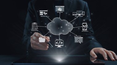 Bulut hesaplama, bulut stratejisi ve dijital altyapıyı ölçeklenebilir hizmetler, güvenli veri depolama ve bulut tabanlı dijital iş çözümleri ile dönüştüren bulut teknolojisi. Elide