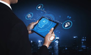 AI güvenlik ve veri ekosistemi ai, veri ve güvenliği otomasyon, koruma ve verimli dijital süreçler için birbirine bağlı bir sisteme entegre eder