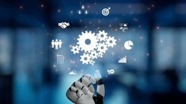 Yapay zeka, sanal yardımcı koordinasyonu, yapay zeka işbirliği araçları ve yapay zeka takım verimliliği kullanılarak takım çalışmasını teşvik eder. Çekirdek