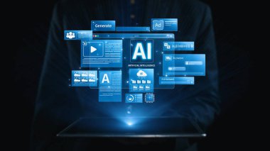 LLM Teknoloji, Büyük Veri, Makine Öğrenme, İş Desteği için Üretici AI, Geleceğin AI Teknolojisi ve Yapay Zeka Mühendisliği Asistan Beyin İşlemcisi. Elide