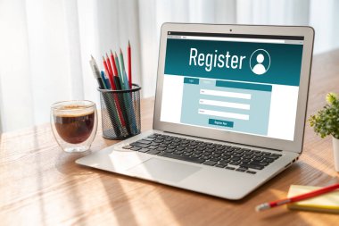 İnternet sitesinde mod form doldurmak için çevrimiçi kayıt formu