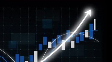 İma edici grafik grafiğindeki iş büyümesi konsepti pazarlama satışlarının gelecekteki hedefe arttığını gösteriyor. Şirket işlerinin yükselmesi için mükemmel bir mali durum. Finans ve para 3B oluşturma .