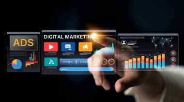 Çevrimiçi reklamlar ve dijital pazarlama markaların büyümesine yardımcı oluyor. İçerik pazarlaması bağlılığı arttırır. Pazarlama araçları ROI 'yi destekliyor. Etkili reklamlar ve pazarlama çevrimiçi iş başarısı. Eğri