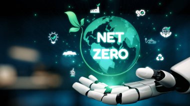 AI, net sıfır hedeflere ulaşmak ve dijital ticareti yeşil yenilikle dönüştürmek için eko-zeki araçlar ve sanal asistanlarla sürdürülebilirlik stratejisine rehberlik etmektedir. Çağ