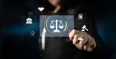 Hukuki uyum ve adalet ölçeği, adliye, sözleşme, politika, anlaşma, kural ve iş ortamındaki hakların korunmasını gösteren yönetim kavramı