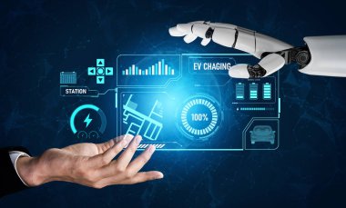 AI, batarya seviyelerini izleyerek, şarj yollarını optimize ederek ve kullanıcıları gelişmiş elektrikli araç deneyimi için yakınlardaki istasyonlara yönlendirerek EV şarj sistemlerini geliştirir.