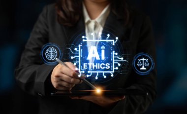 AI toplumu dönüştürüyor, önemli etik soruları gündeme getiriyor. Yapay zeka dizaynındaki ahlak kuralları adaleti sağlar. Al etik sorumlu kararı destekliyor. Yapay zeka gücünü güçlü etiklerle dengelemek çok önemli. Eğri