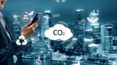 Net sıfır hedefler ve CO2 azaltma stratejisi sürdürülebilirlik, yeşil enerji entegrasyonu, net sıfır emisyon politikaları ve iş ve toplum için iklim dostu sürdürülebilirlik çözümleri. Muxer