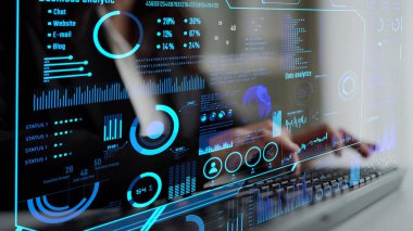 Modern dijital işletmelerde veri analizi ve gerçek zamanlı analitik, öngörü veri modellemesi, iş zekası analizleri ve veri odaklı karar verme stratejisi. Thunk