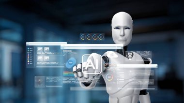 LLM Teknoloji, Büyük Veri, Makine Öğrenme, İş Desteği için Üretici AI, Geleceğin AI Teknolojisi ve Yapay Zeka Mühendisliği Asistan Beyin İşlemcisi. Çağ