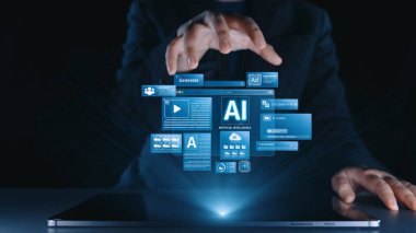 LLM Teknoloji, Büyük Veri, Makine Öğrenme, İş Desteği için Üretici AI, Geleceğin AI Teknolojisi ve Yapay Zeka Mühendisliği Asistan Beyin İşlemcisi. Elide