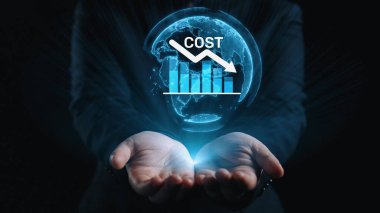 Dijital dönüşüm, işletme maliyeti optimizasyonu, operasyonel maliyet düşüşü, finansal tasarruflar ve ticari başarı için kaynak verimliliği stratejileri yoluyla maliyet azaltma ve maliyet tasarrufu. Elide