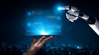 Sohbet robotu, iletişim ve yapay zeka desteğini tek bir akıllı konuşma platformuna dönüştürerek sohbet robotu arayüzünü geliştirir.