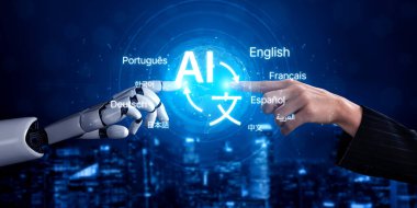 Yapay zeka dilleri, çok dilli asistanlar, akıllı çeviri araçları ve kültürler arası sanal öğrenme ortamları ile köprüleri kurar. Yapay Zeka Çizgisi