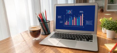 İş veri paneli, pazarlama stratejisi planlaması için iş zekası analizi sunar. Müşteri taleplerini analiz etmek ve iş dünyasının geleceğini önceden görmek için büyük veriler sunulur.