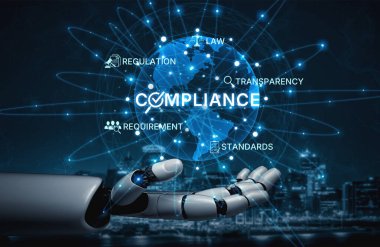 Yapay zeka, organizasyonları korumak ve şeffaflığı geliştirmek için otomatik politika kontrollerine, akıllı düzenleme sistemlerine ve akıllı denetlemeye uyulmasını sağlar. Yapay Zeka Çizgisi