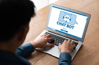 Müşteri sorularına otomatik olarak cevap veren mod çevrimiçi iş için Chatbot yazılım uygulaması