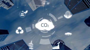 Net sıfır hedefler ve CO2 azaltma stratejisi sürdürülebilirlik, yeşil enerji entegrasyonu, net sıfır emisyon politikaları ve iş ve toplum için iklim dostu sürdürülebilirlik çözümleri. Muxer