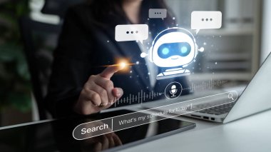 Ses sohbet arayüzü olan yapay zeka asistanı akıllı sohbet robotu, ses komutu ve yapay zeka kontrollü arama araçlarını birleştiriyor. Agentik yapay zeka asistanı kullanıcıların doğal olarak aramalarına ve sohbet etmelerine yardımcı olur. Eğri