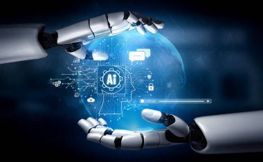 Yapay Zeka Asistanı Chatbot Prompt Mühendislik Tarafından Açıklanabilir Yapay Zeka Bilgileri ve Akıllı İş Desteği için LLM Derin Öğrenme Teknolojisi tarafından kontrol ediliyor. Kefil