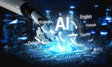 Yapay zeka dilleri, çok dilli asistanlar, akıllı çeviri araçları ve kültürler arası sanal öğrenme ortamları ile köprüleri kurar. Yapay Zeka Çizgisi
