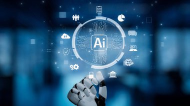 LLM Teknoloji, Büyük Veri, Makine Öğrenme, İş Desteği için Üretici AI, Geleceğin AI Teknolojisi ve Yapay Zeka Mühendisliği Asistan Beyin İşlemcisi. Çekirdek