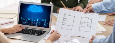 Hızlı uzak çalışma ve kişisel veri depolama için bulut hesaplama yazılımı