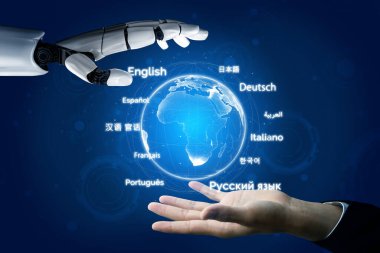 Yapay zeka, çok dilli sanal asistanlar, gerçek zamanlı dil çevirileri ve kültürel bağlantı için dijital araçlarla küresel dil iletişimini kurar. Kefil