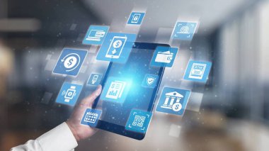 Çevrimiçi bankacılık ve dijital bankacılık yeniliği finans ve teknolojiyi birleştirir, çevrimiçi bankacılık sistemlerini optimize eder, mobil bankacılık hizmetleri ve kusursuz deneyim için fintech. Spire.