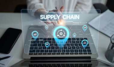 Veri odaklı lojistik, ulaşım ve dağıtım ile tedarik zinciri süreçleri. işlemleri güçlendirir. Tedarik zinciri verimliliği artırır. Tedarik zinciri lojistik ve teslimatı birleştirir. Eğri