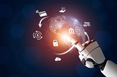 Yapay zeka dijital ödeme ağını yönetiyor, işlemleri doğruluyor, güvenliği arttırıyor ve bağlı platformlar aracılığıyla küresel finans transferlerini işliyor. Kefil