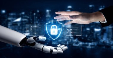 Yapay zeka, zeki tehdit tespiti, sanal asistan uyarıları ve yapay zeka sahibi dijital ihlallerle siber güvenliği güçlendirir. Kefil